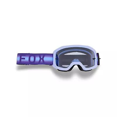 Fox Racing Main Interfe Moto Offroad Goggle Purple / Smoked Lens • $44.95