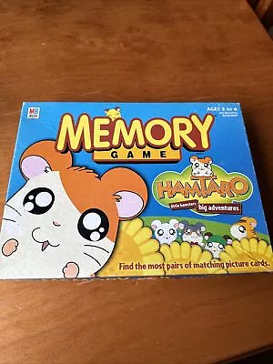 Vintage 2002 Hamtaro Memory Board Game Milton Bradley Hasbro • $30