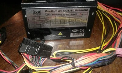 £30 • Buy Eco Labs Pentium P4 E-600BR 600watt Power Supply Unit PSU