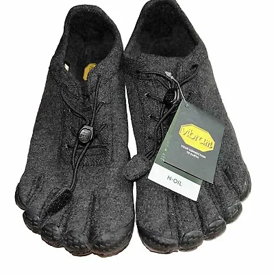 NWT Vibram Fivefingers 21M8201 KSO ECO Gray Wool N-Oil Men Sz 8.5-9 EU 41  Laces • $79