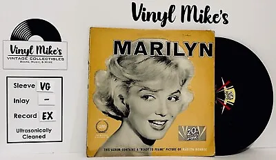 MARILYN MONROE Marilyn 1962 FXG5000 LP Vinyl Album ULTRASONIC CLEAN *EX* • $39.99