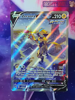 Zeraora V - Chilling Reign 166/198 - Alternate Art Pokemon Card • $135