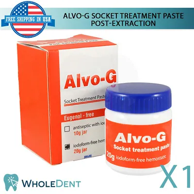 Alvo-G Dry Socket Treatment Paste Post Teeth Extraction Cure Dental Non Iodoform • $29