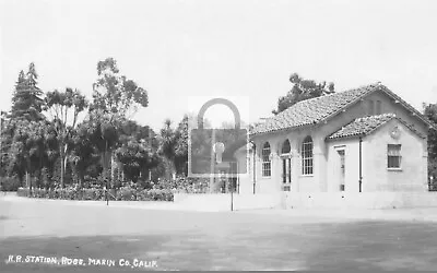 Railroad Train Station Depot Marin County Ross California CA - 4x6 Reprint • $4.99