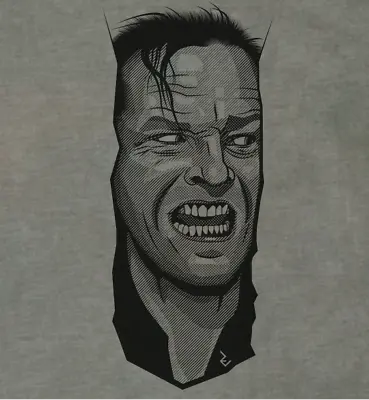 The Shining Here's Johnny T-Shirt - Inspired By Jack Nicholson By Rev Level • £16.49