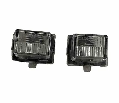 2007-2011 Mercedes-benz C E Class Rear Trunk Lid License Plate Lights Lamps Oem • $15