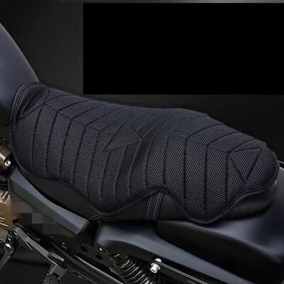 63X35CM Motorcycle Double Air Seat Pad Waterproof Breathable 3D Mesh Cushion • $20.60