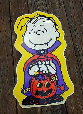 Halloween Outdoor Yard Art Sign Peanuts Linus Vampire Outside Decor Snoopy • $52.76