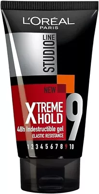 Loreal Studio Line Xtreme Hold 48h Indestructible Hair Gel 150ml-Fast Shipping • £5.97