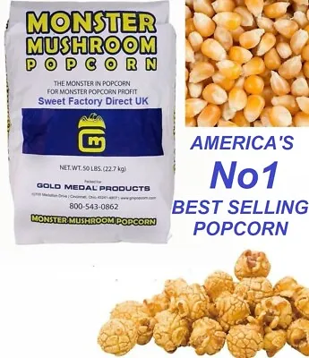 £4.99 • Buy Mushroom Popcorn Kernels Popping Corn Seeds Gourmet Large Monster Maker Machine