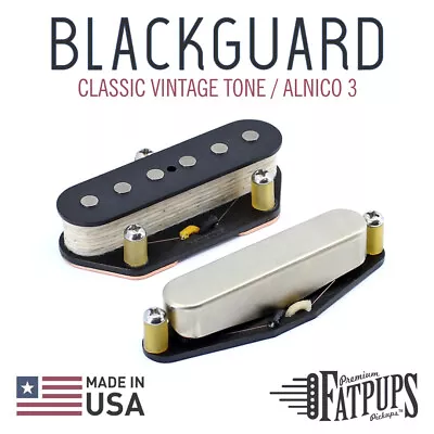 Guitar Pickup Set For Telecaster - Hand Wound Vintage Tele Tone ALNICO 3 • $159.50