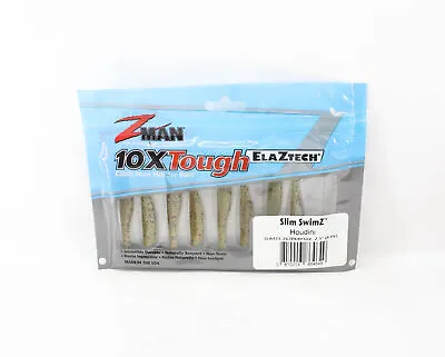 Zman Soft Lure Slim SwimZ 2.5 Inch 8/Pack Houdini (4649) • $20.90