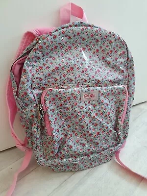 Cath Kidston Floral Oilcloth Rucksack Daypack Backpack Kids • £10