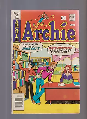 Archie #259 (1977) CLASSIC CUTE REDHEAD DAN DECARLO COVER • $9.50