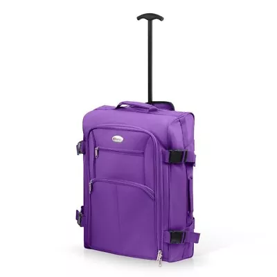 Carry On Cabin Approved Hand Luggage By Humlin - Travel Trolley Bag Suitcase.  • £17.85