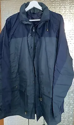 Mens Navy Blue Rain Mac Size M • £3.50