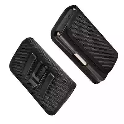 For Alcatel Pixi 4 (5) Metal Belt Clip Holster With Card Holder In Textile An... • $57.15