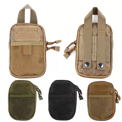 Tactical Portable Pouch Molle Attachment Bag Hunting Small Fist Aid Kit EDC Pack • $9.99