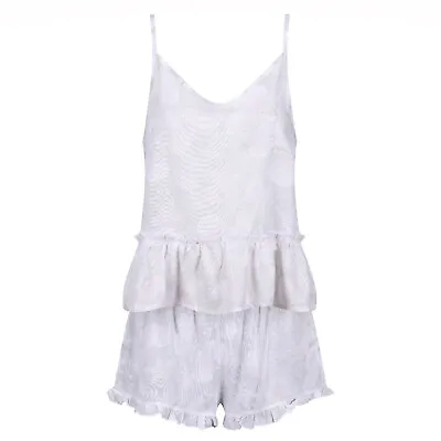 £4.99 • Buy Ladies Short Pyjama Set Cami Vest Top And Shorts Ex Uk Store Uk 8-22 Brand New