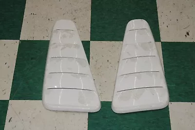 10-14 Mustang *WORN* High Performance White Pair LH RH Quarter Window Louvers • $119.99