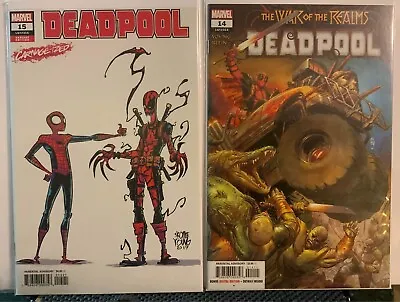Deadpool #14/#15 Cover Skottie Young Cover VFN/NM Two Books Lot • $12