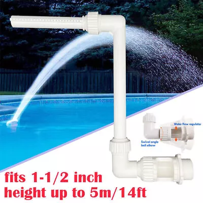 Swimming Pool Waterfall Spray Fountain Sprinkler Above Inground Garden Pond SPA • $29.63