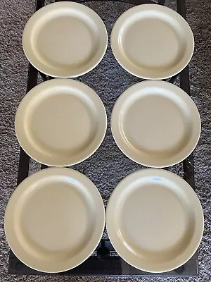 Set Of 6 Vintage Boonton Ware 10  Dinner Plates-Yellow Melmac USA-Excellent! • $12.50