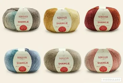 Sirdar Shawlie Self Striping Sport Weight Knitting Crochet Yarn 100g. Alpaca • £6.95