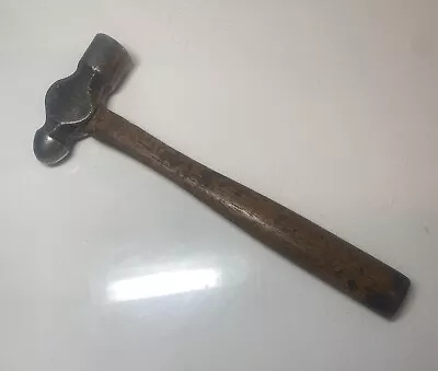 Vintage Handmade Drop Forged Hammer W/ Wood Handle • $10.95