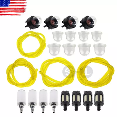 Line Primer Bulb Tygon Fuel Filter Kit Set For Poulan Weedeater Chainsaw • $9.99