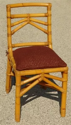 CALIF-ASIA Mid Century Rattan Chair • $120