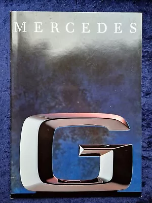 Mercedes G-Class Brochure 5.1993 Models: 350 TD G 300 D G 230 G 300 • $14.88