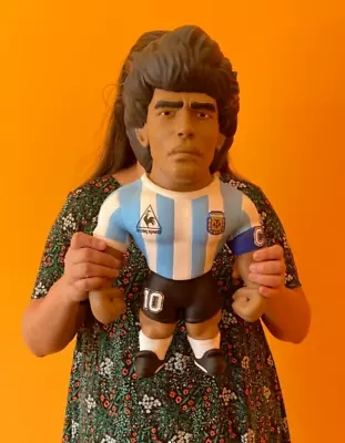 GIANT Diego MARADONA Argentina 21  ACTION FIGURE Statue Doll Napoli Boca Juniors • $250