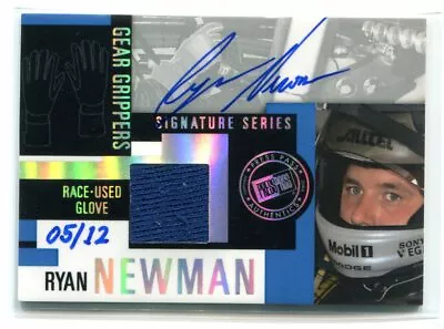 2004 Press Pass Stealth Gear Grippers Autographs RN Ryan Newman Glove Auto 5/12 • $149.99