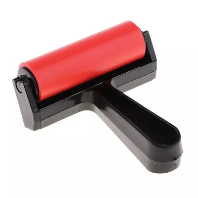 Hard Plastic Rubber Roller Printing Inks Lino Brayer Diy Art Craft Tool 10cm • £7.68