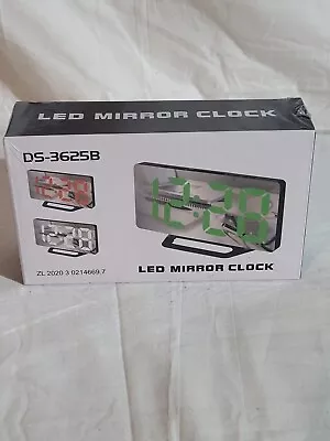 Led Mirror Alarm Clock Ds-3625b • $10.99