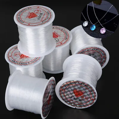 £1.86 • Buy Clear Fishing Line String Jewelry Making Craft Portable Non Stretch Beading Cord