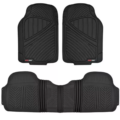 $38.36 • Buy Motor Trend Car Floor Mat Heavy Duty 100% Premium Trimmable Full Set - Black