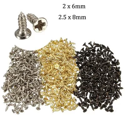 £2.68 • Buy 100pcs M2-M3 Small Cross Phillips Flat Countersunk Head Self-tapping Wood Screw