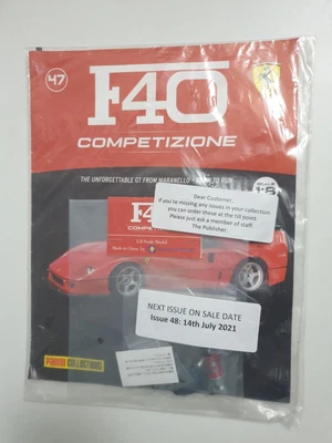 £25 • Buy PANINI Ferrari F40 COMPETIZIONE 1/8 Scale - Issue 47