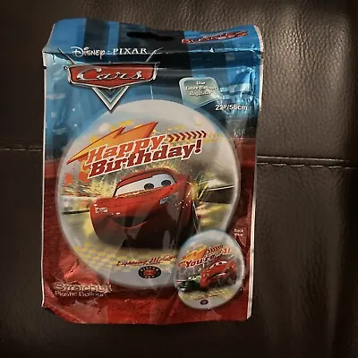 Disney Pixar Car's Qualatex Stretchy Plastic Bubbles Balloon • $5