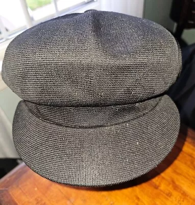 Kangol Newsie Hat Cap Mens XL Black Tropic Spitfire Born British Vintage Nice • $31.99