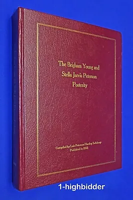 SIGNED! Brigham Young & Stella Jarvis Peterson Biographies +Posterity LDS Mormon • $249.99