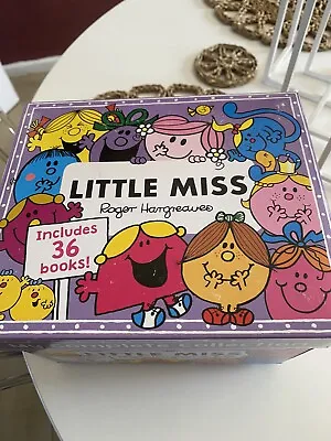 £4.20 • Buy Little Miss Complete Collection 36 Books Box Set By Roger Hargreaves(Mr Men)