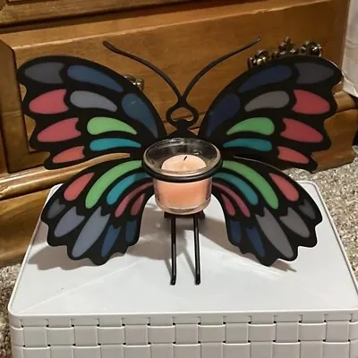 PartyLite Butterfly Metal Votive Candle Holder • $13