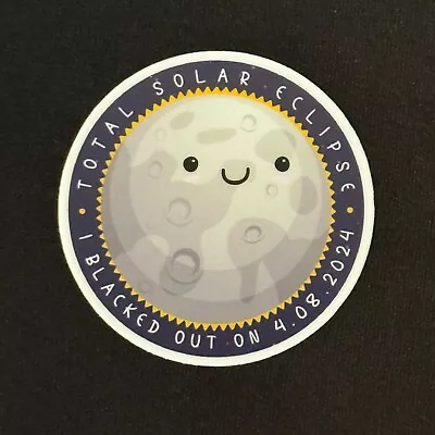 Solar Eclipse April 8 2024 » 2  Full Color Vinyl Sticker » Buy 3 – Get 1 FREE • $1.99