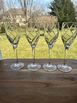 Mikasa Crystal OLYMPUS 8 1/4  Wine Goblets Set(s) Of 4 • $64.98
