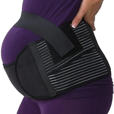 Maternity Pregnancy Support Belt / Brace Back Abdomen Belly Brace Strap S • £6.45