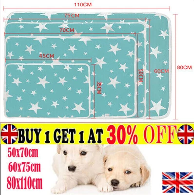 £8.99 • Buy New Washable Pee Pads Mats Puppy Training Pad Toilet Wee Cat Dog Pet Supplies8UK