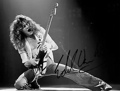 EDDIE VAN HALEN Guitar Signed Autograph Photo 8X10 Reprint Autographed E157 • $14.97